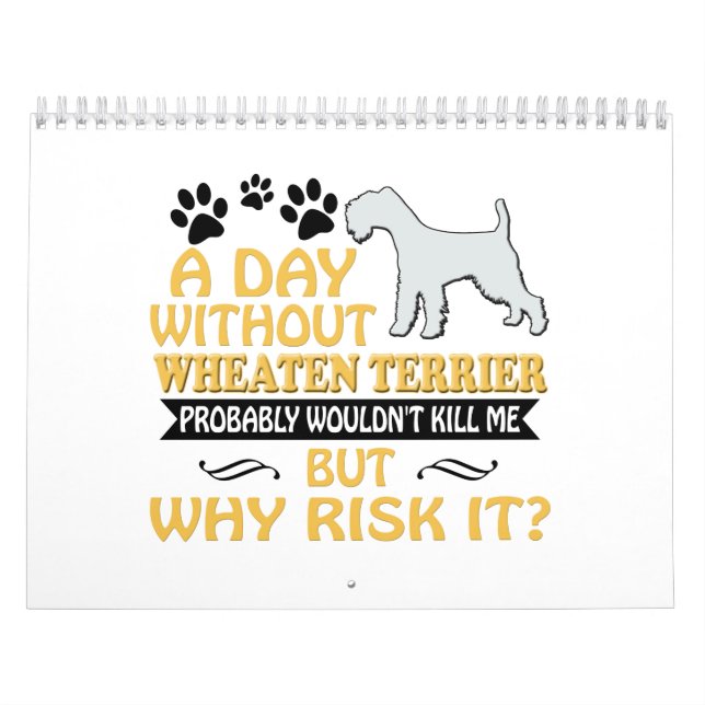 Wheaten Terrierkalender 2019 2020 gåvor för Kalender (Omslag)