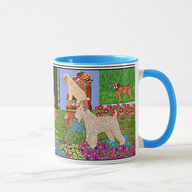 Wheaten Terriers i Mugg hemma (Höger)