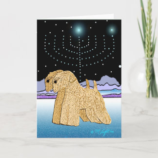 "Wheaten Terriers på Chanukah ", Helgkort