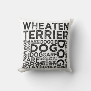 Wheaten Terriertypografi Kudde