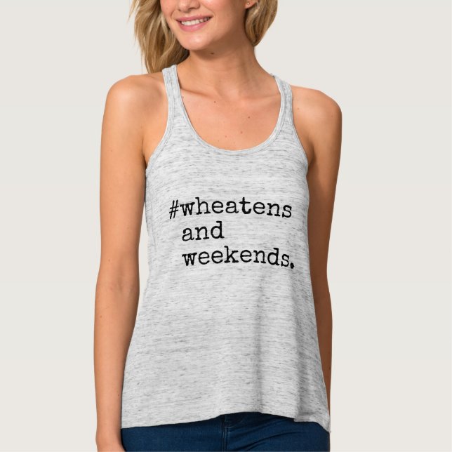 Wheatens och helger linne med racerback  (Framsida)