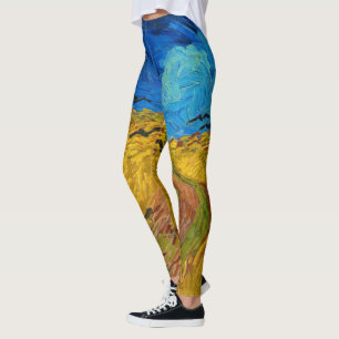 Wheatfield med Kråkor, 1890 av Vincent van Gogh Leggings