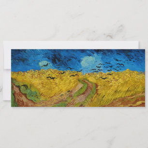 Wheatfield med Kråkor av Vincent van Gogh (1890)