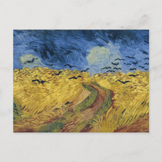 Wheatfield med Kråkor (F779)Van Gogh Fine Art Vykort