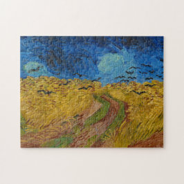 Wheatfield med kråkor pussel