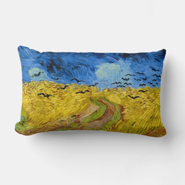 Wheatfield with crows - Vincent Van Gogh (1890) Lumbarkudde (Framsida)