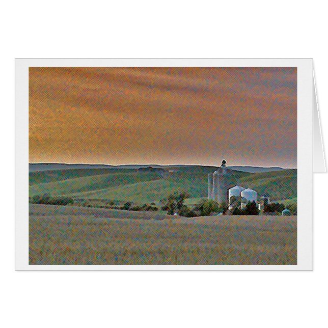 Wheatfields Hälsningskort (Framsidan Horizontal)