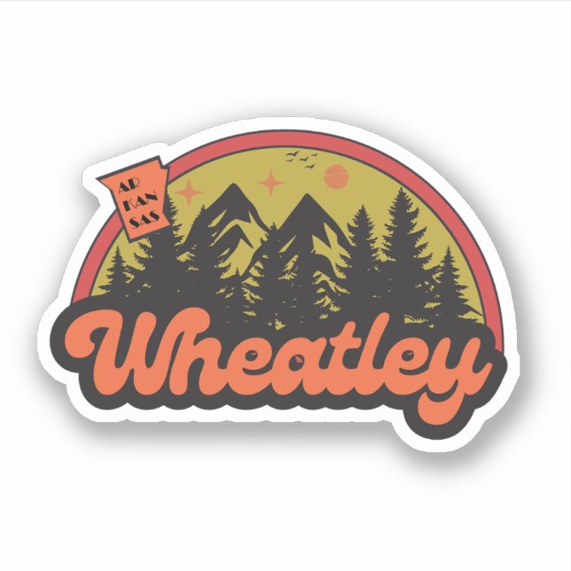 Wheatley, Arkansas  Klistermärke Klistermärken (Framsida)