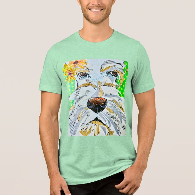 Wheaton Scottie Vibe Tri-Blend Shirt T Shirt (Framsida)