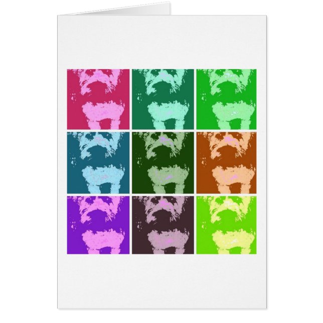 Wheaton Terrier Hälsningskort (Framsidan)
