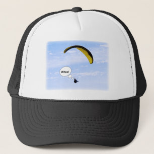 Whee! Paragliding i molnhatten Truckerkeps