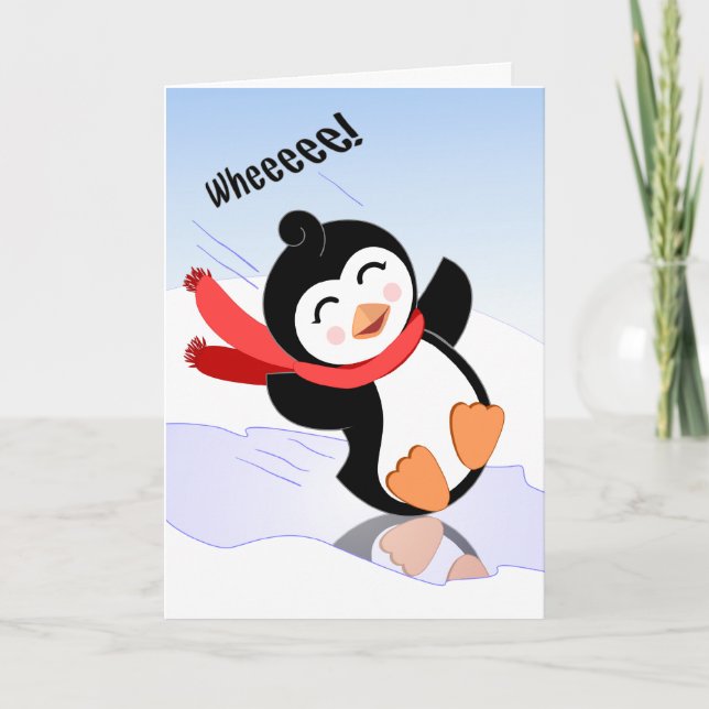 Wheee!  Grattis på födelsedagen med en gullig Kort (Framsida)