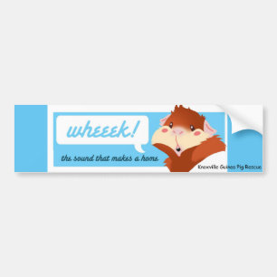 "Wheek!", Försökskaninbildekal Bildekal