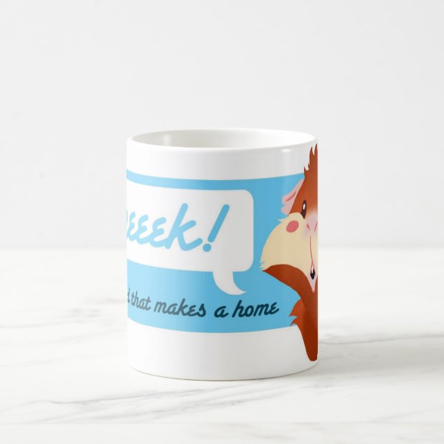 "Wheek!", Försökskaninmugg Kaffemugg (Center)