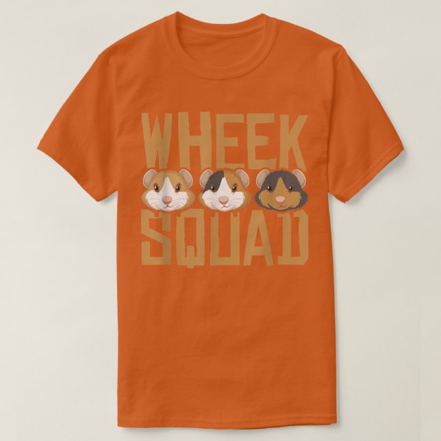 Wheek Squad Guinea Pig Guinea Lover  T Shirt (Design framsida)