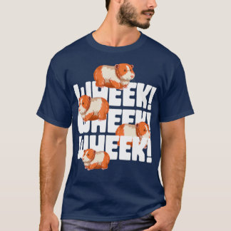 Wheek Wheek Wheek Guinea Gris T Shirt