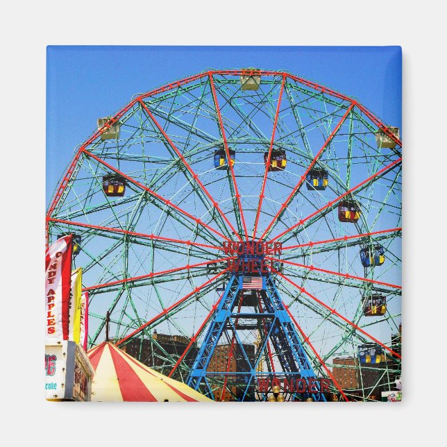  Wheel - Coney Island, NYC magnet (Framsidan)