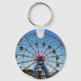  Wheel - Coney Island, NYC-nyckelkedjan Nyckelring