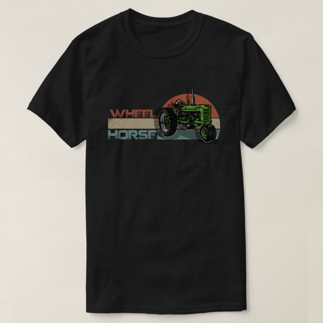 Wheel Horse Garden Tractor T Shirt (Design framsida)