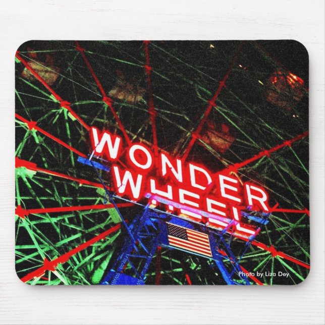 " Wheel Neon" Mousepad Musmatta (Framsidan)