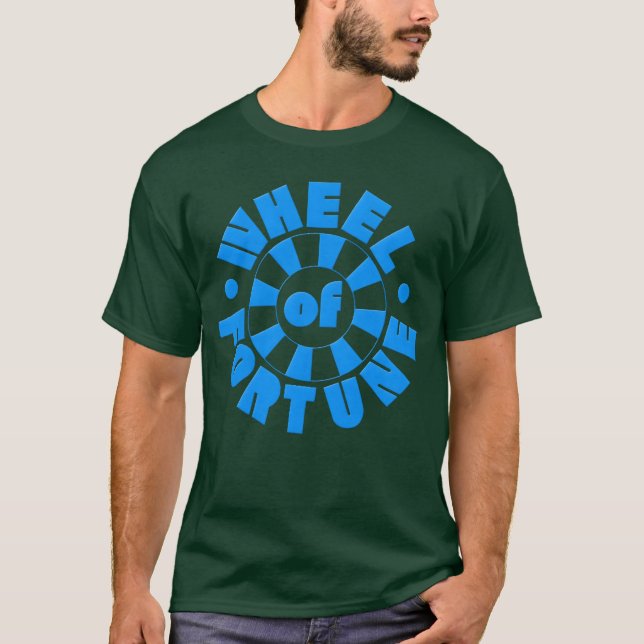 Wheel of Fortune Retro Game ShowV Show Classic vin T Shirt (Framsida)