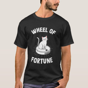 Wheel of Fortune Robotdammsugare Rolig Katt 2 T Shirt