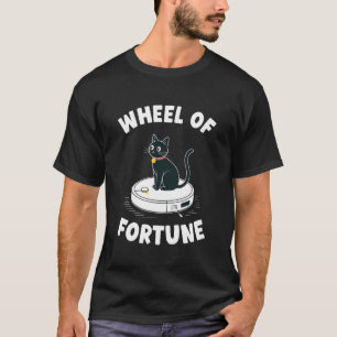 Wheel of Fortune Robotdammsugare Rolig Katt 6 T Shirt