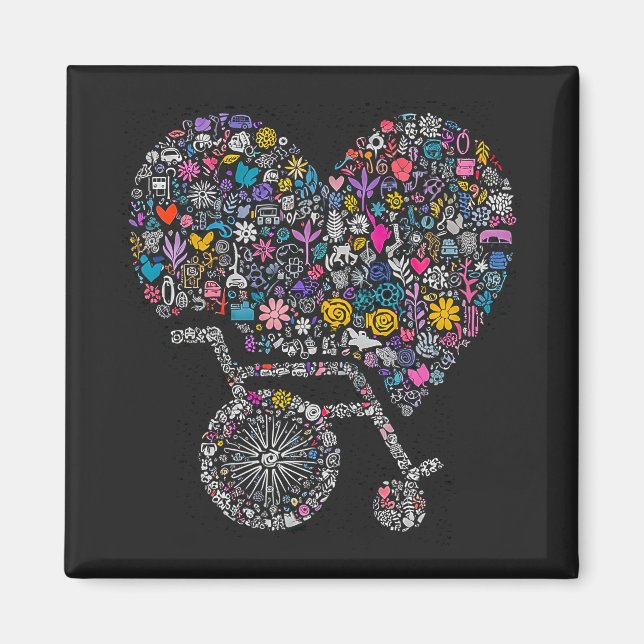 Wheel of Many Lives Magnet (Framsidan)