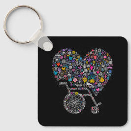 Wheel of Many Lives Nyckelring