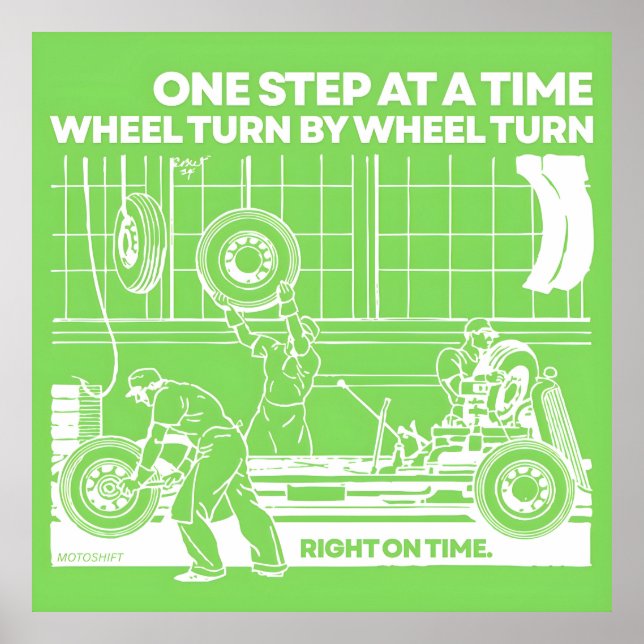 Wheel turn by Wheel turn Poster (Framsidan)