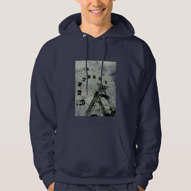  Wheel Vuxen Hoodie Sweatshirt (Framsida)