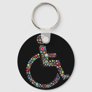 wheelchair_funky_zazzle.jpeg nyckelring