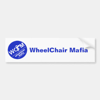WheelChair Mafia bumper sticker Bildekal