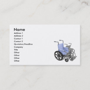 WheelchairBlueSeat073110 namn, adress 1, Addr… Visitkort