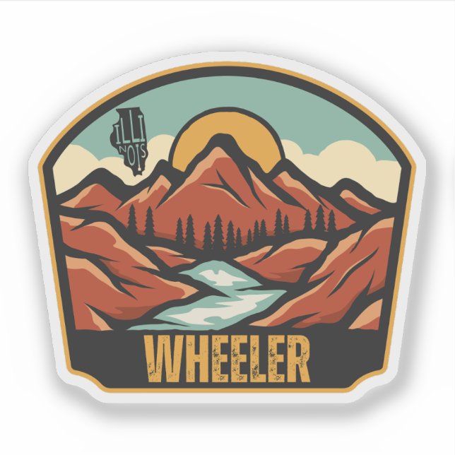 Wheeler, Illinois Klistermärken (Framsida)