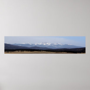 Wheeler Peak från den svart sjön som är ny - Poster