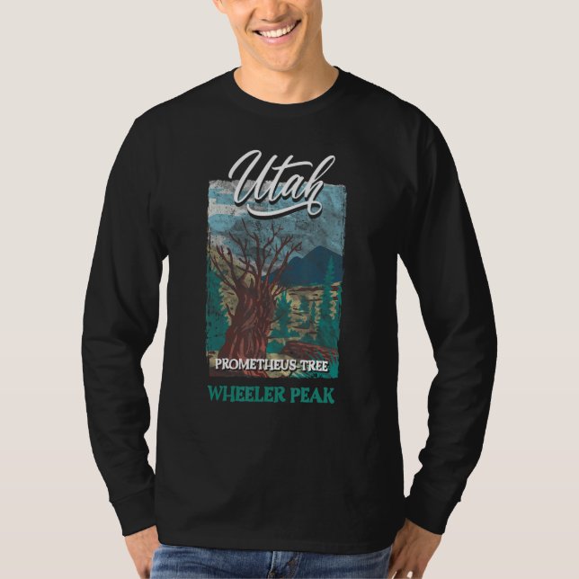 Wheeler Peak Utah Beehive State National Parks Mig T Shirt (Framsida)
