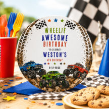 Wheelie Awesome Monster Truck 4-års pojke