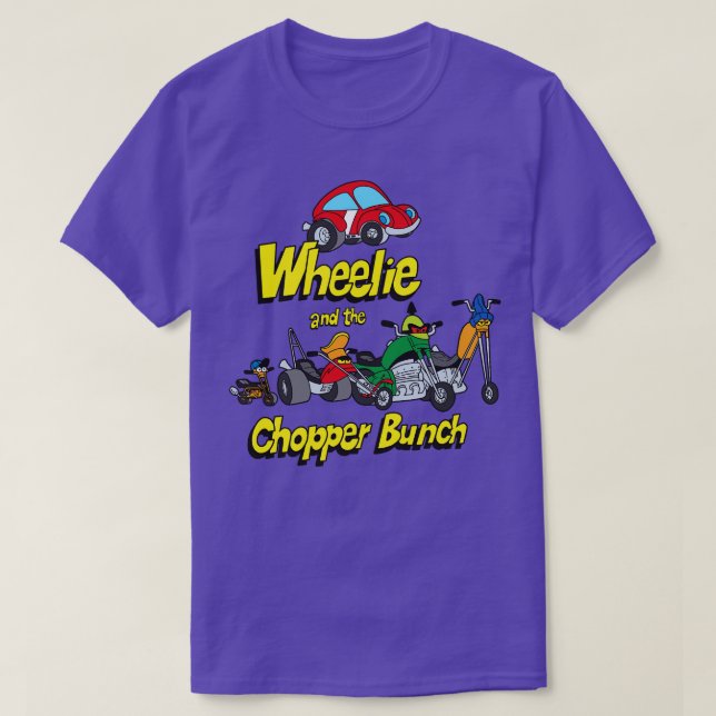 Wheelie och Chopper Bunch T Shirt (Design framsida)