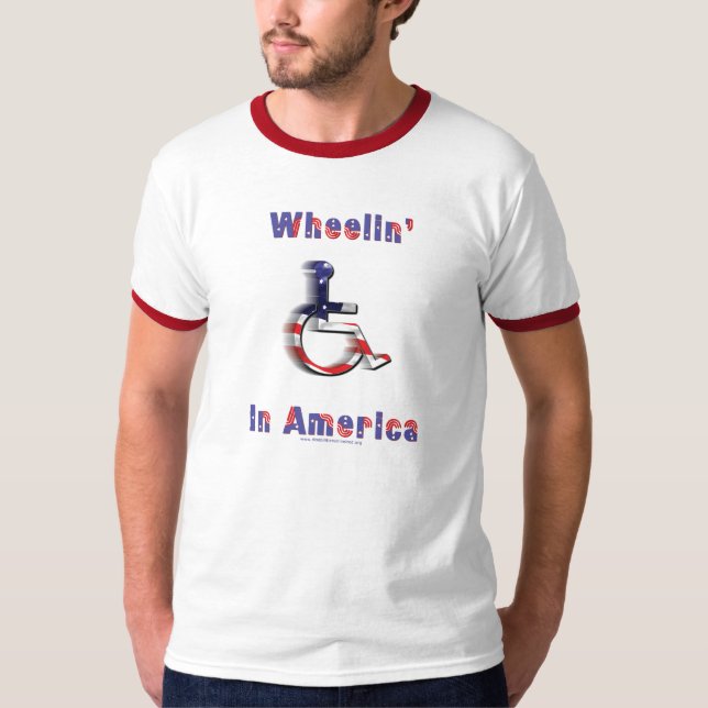 Wheelin i Amerika Tee Shirt (Framsida)
