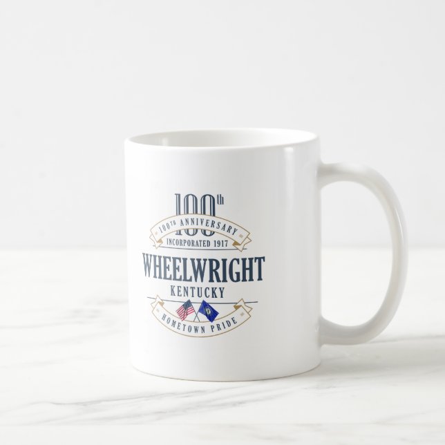 Wheelwright Kentucky 100. årsdagmugg Kaffemugg (Höger)