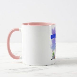 "WHEEW Chille" Rosa Coffee Kopp för "dessa dagar"