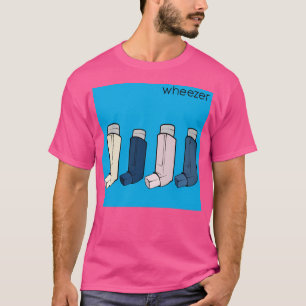Wheezer Blue Album (Weezer, men de är astma Puff T Shirt