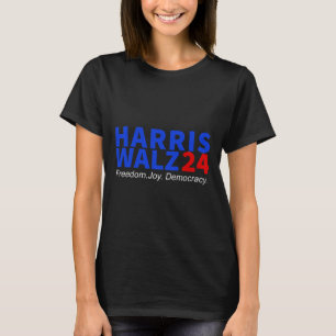 Wheimer24 Freedom Joy Democracy Kamala Harris Walt T Shirt