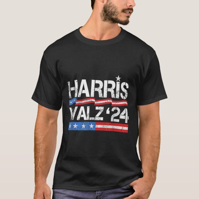 Wheimer 2024 Retro Election Kamala Harris Tim W Wa T Shirt (Framsida)