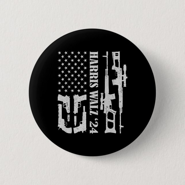 Wheimer 24 American Flagga Guns Owner Fru talman! Knapp (Framsida)