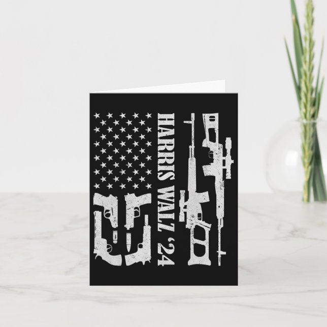Wheimer 24 American Flagga Guns Owner Fru talman! Kort (Framsida)