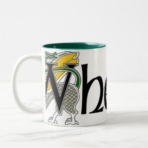 Whelan Celtic drakemugg Två-Tonad Mugg