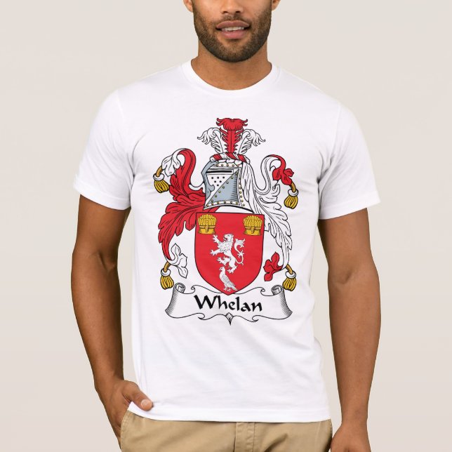 Whelan familjvapensköld t shirt (Framsida)