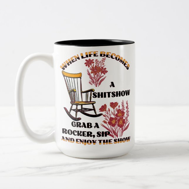 When Life Becomes Två-Tonad Mugg (Vänster)